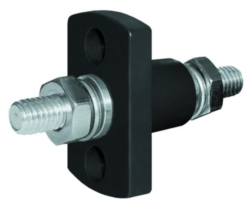 Blue Sea 2203 Terminal Feed Through Connector 3/8" Black - Click Image to Close